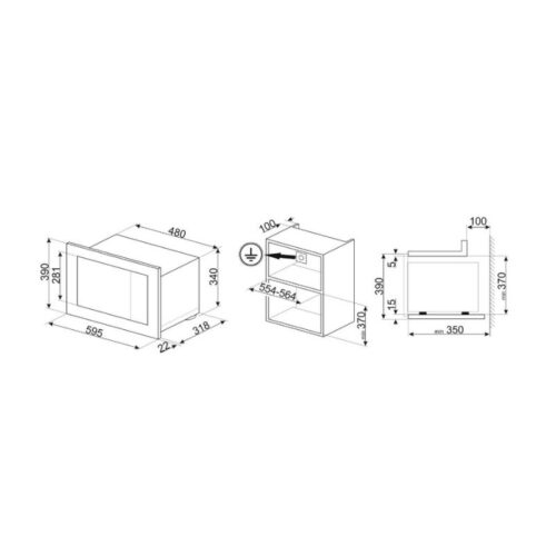Kích thước Hafele FMI120N2 536.64.961