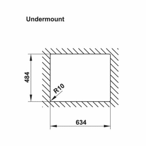 Chậu rửa bát đá Hafele HS20-GED1R60 570.30.340 6 Chậu rửa bát đá Hafele HS20-GED1R60 570.30.340