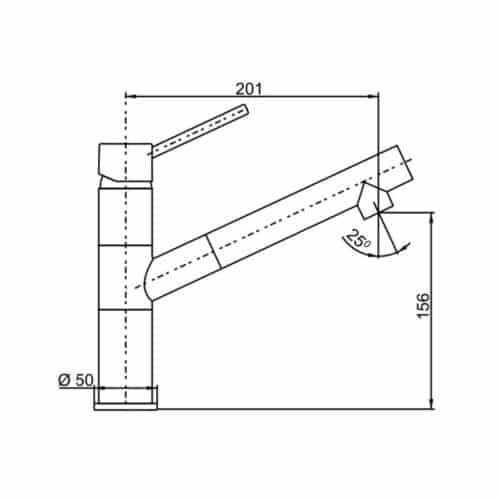 Vòi rửa bát Hafele HF-GM411 569.15.411