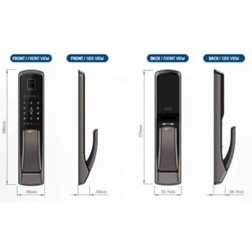 Lắp đặt Khóa cửa điện tử Hafele EL9500-TCS 912.05.315