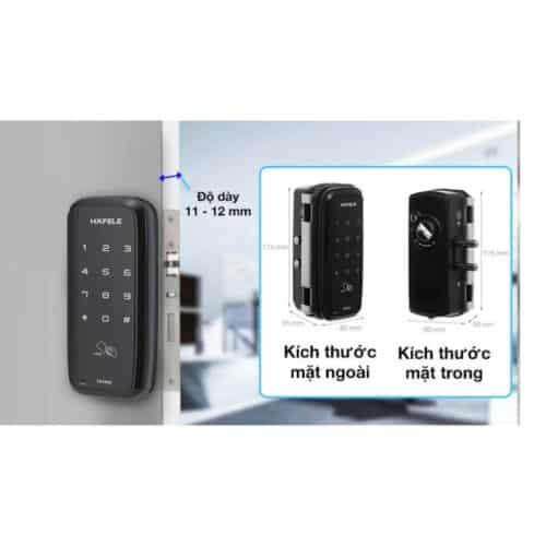 Lắp đặt Khóa cửa điện tử Hafele ER4400-TCR 912.05.701