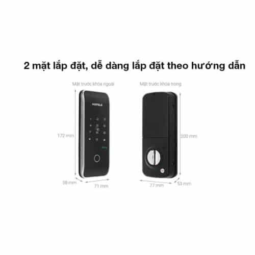 Lắp đặt Khóa điện tử Hafele ER5100 912.20.200