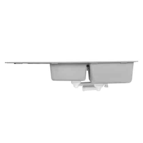 Chậu rửa bát đá Hafele HS19-GED2S80 570.35.570 màu xám