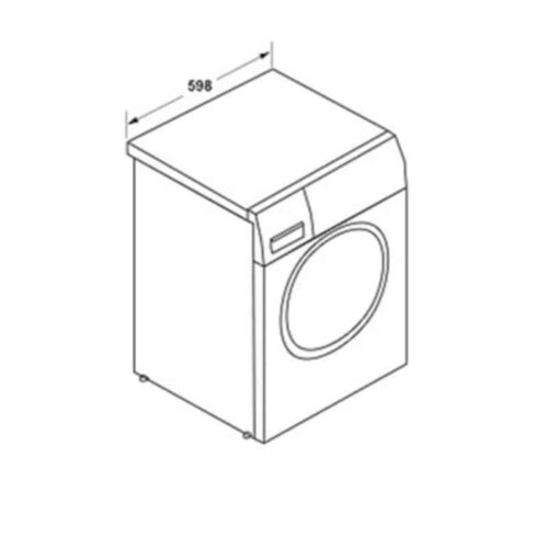 Kích thước máy giặt kết hợp sấy cửa trước Hafele WDI14C7-2 536.94.160