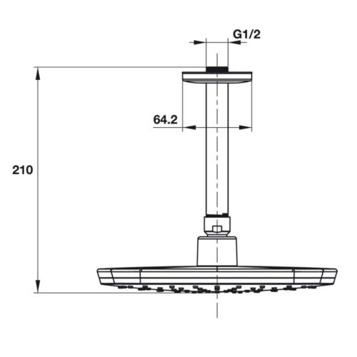 Sen đầu gắn trần Airsense 219S hafele 485.60.615