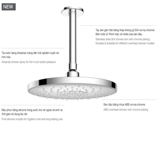 Sen đầu gắn trần Airsense 227R Hafele 485.60.617