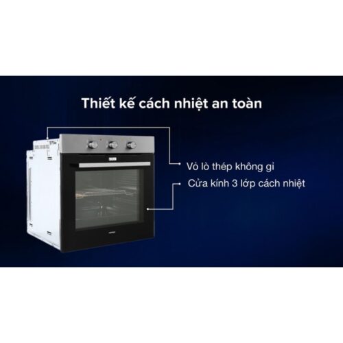 Thiết kế lò nướng âm tủ Hafele HO-K60C 535.62.591