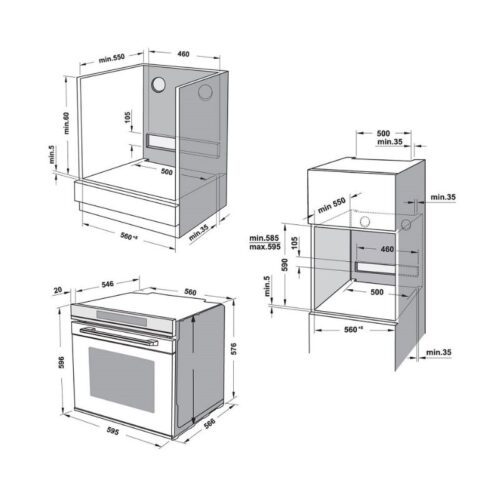 Thông số kỹ thuật Hafele HCO-8T50A 538.01.431