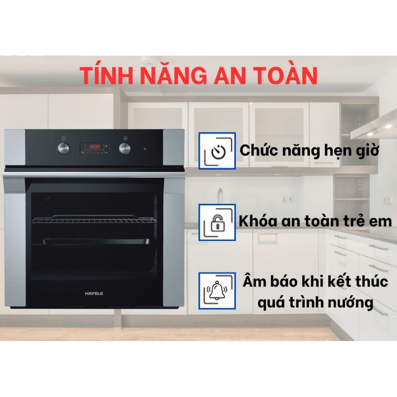 Tính năng lò nướng Hafele HO-KT60A 535.00.280 Tính năng lò nướng Hafele HO-KT60A 535.00.280