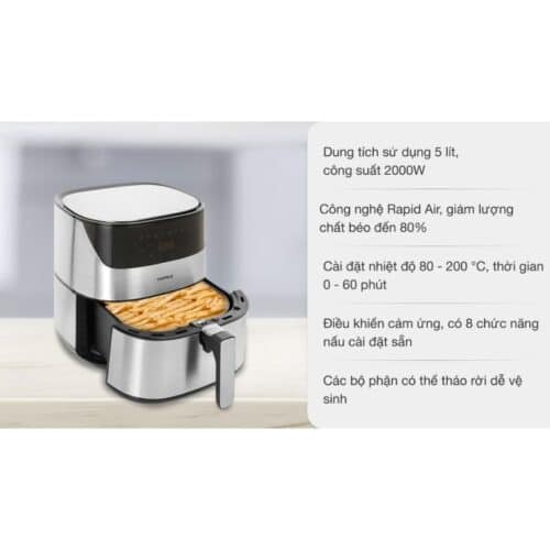 Tính năng nồi chiên không dầu 5L Hafele AF-T5A 535.43.712