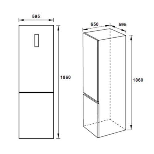 Tủ lạnh đơn ngăn đá dưới Hafele H-BF234 534.14.230 6 Tủ lạnh đơn ngăn đá dưới Hafele H-BF234 534.14.230 (2)
