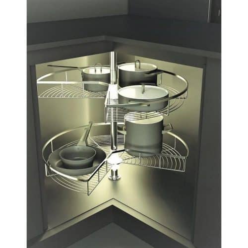 Bộ rổ góc xoay 270 độ MEZZO Cucina 548.37.210 mạ chrome 3 Ảnh bộ rổ góc xoay 270 độ MEZZO Cucina 548.37.210 mạ chrome