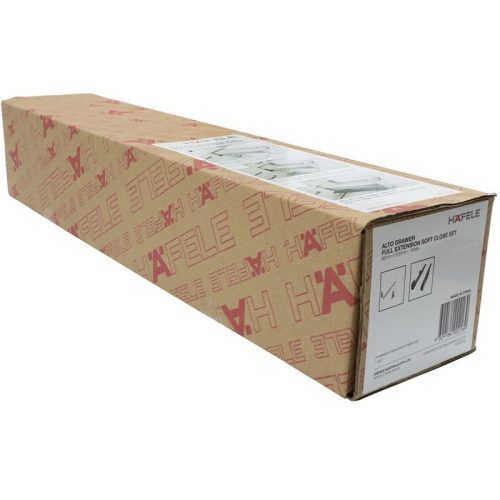 Ray hộp Hafele 552.55.716 Alto-S H80 mm màu trắng mờ 4 Ảnh ray hộp Hafele 552.55.716 Alto-S H80 mm màu trắng mờ