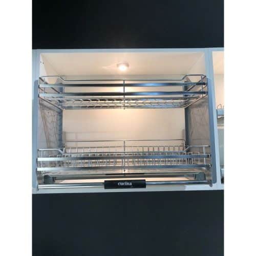 Giá bát đĩa di động lướt tròn LENTO Cucina 504.76.004 Inox 304 4 Ảnh rổ chén đĩa di động lướt tròn LENTO Cucina 504.76.004 Inox 304