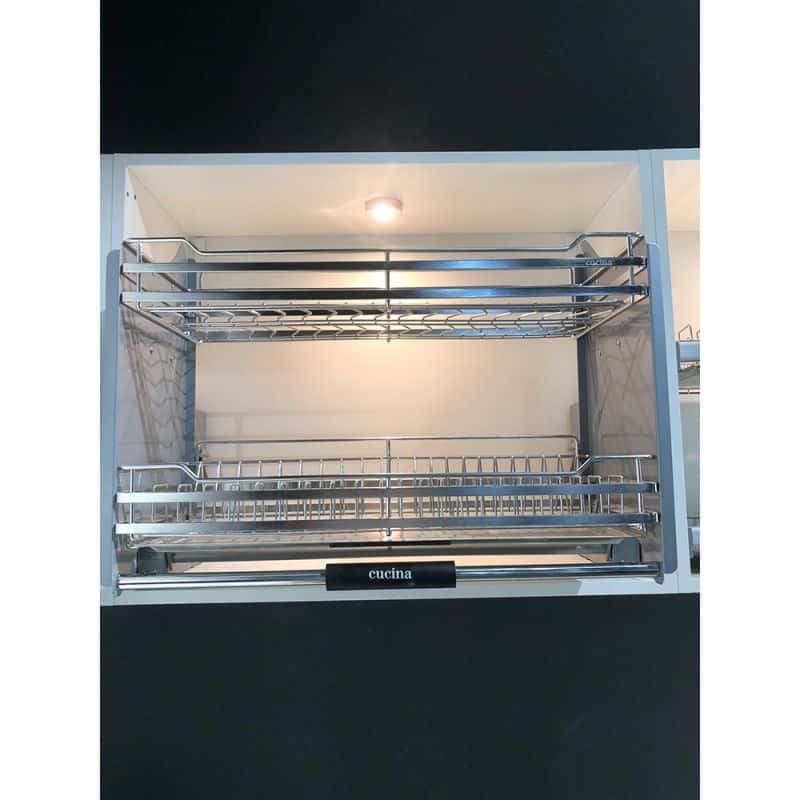 Ảnh rổ chén đĩa di động lướt tròn LENTO Cucina 504.76.005 Inox 304 Ảnh rổ chén đĩa di động lướt tròn LENTO Cucina 504.76.005 Inox 304