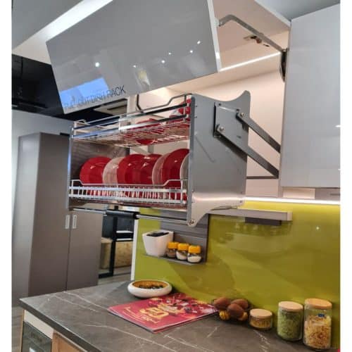 Giá bát đĩa di động lướt tròn LENTO Cucina 504.76.205 mạ chrome 6 Ảnh rổ chén đĩa di động lướt tròn LENTO Cucina 504.76.205 mạ chrome