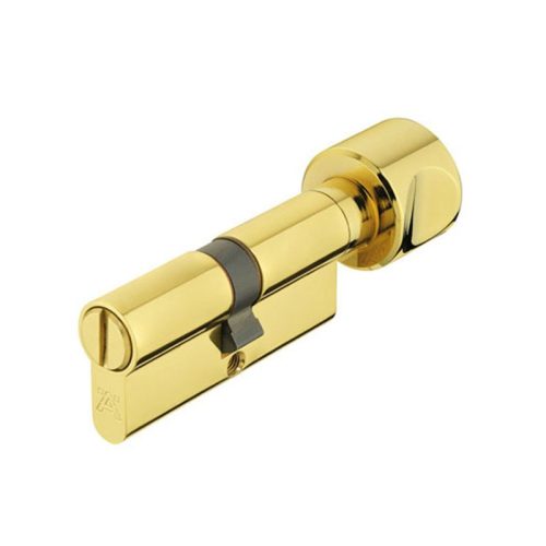 Ảnh ruột khóa 1 đầu chìa 1 đầu vặn Hafele 916.01.068, 81mm Đồng thau