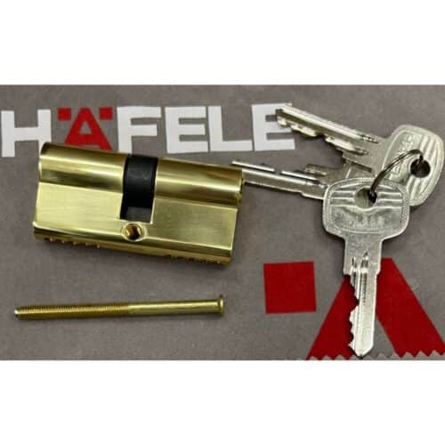 Ảnh Ruột khóa 2 đầu Hafele 916.96.601, 65mm Đồng thau