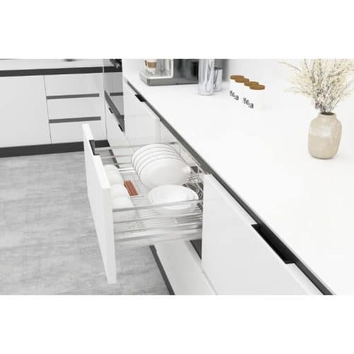 Ảnh thực tế bộ rổ chén đĩa CUCINA CAPPELLA 549.08.145 700mm Inox 304