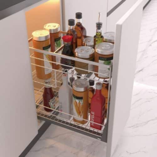 Ảnh thực tế bộ rổ gia vị SONATA Cucina 549.20.035 Inox 304