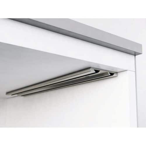 Ảnh thực tế phụ kiện cáp đỡ mặt trước với Bas điều chỉnh Hafele 365.46.050