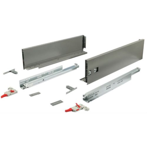 Ray hộp Hafele 552.49.335 Alto-S H120 mm màu xám đậm 3 Ảnh thực tế ray hộp Hafele 552.49.335 Alto-S H120 mm màu xám đậm