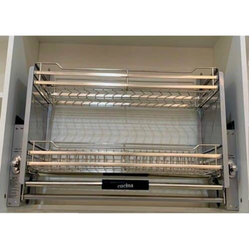 Giá bát đĩa di động lướt dẹt LENTO Cucina 504.76.017 Inox 304 4 Ảnh thực tế rổ chén đĩa di động lướt dẹt LENTO Cucina 504.76.017 Inox 304