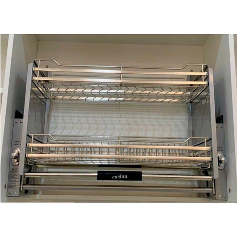 Ảnh thực tế rổ chén đĩa di động lướt dẹt LENTO Cucina 504.76.018 Inox 304 Ảnh thực tế rổ chén đĩa di động lướt dẹt LENTO Cucina 504.76.018 Inox 304