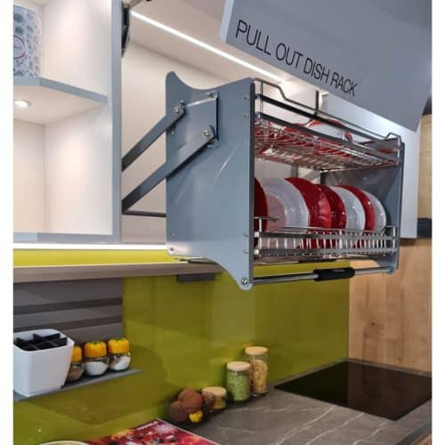 Giá bát đĩa di động lướt tròn LENTO Cucina 504.76.205 mạ chrome 4 Ảnh thực tế rổ chén đĩa di động lướt tròn LENTO Cucina 504.76.205 mạ chrome