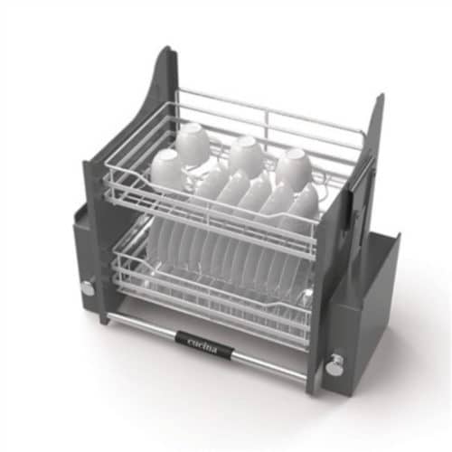 Giá bát đĩa di động lướt tròn LENTO Cucina 504.76.205 mạ chrome 5 Ảnh thực tê rổ chén đĩa di động lướt tròn LENTO Cucina 504.76.205 mạ chrome