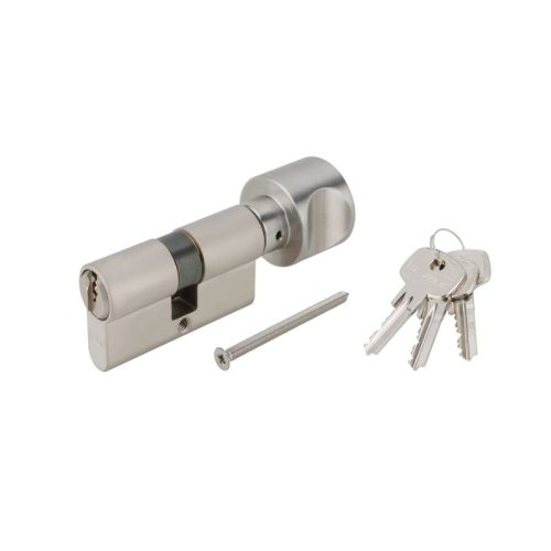 Ảnh thực tế ruột khóa 1 đầu chìa 1 đầu vặn Hafele 916.08.683, 71mm Đồng thau