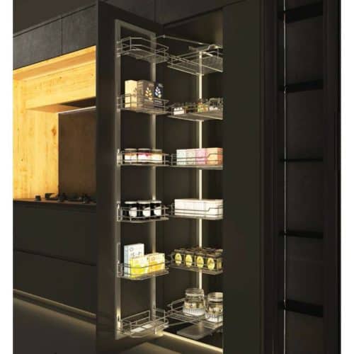 Ảnh tủ cao 6 tầng DOLCE Cucina 548.65.252 mạ chrome