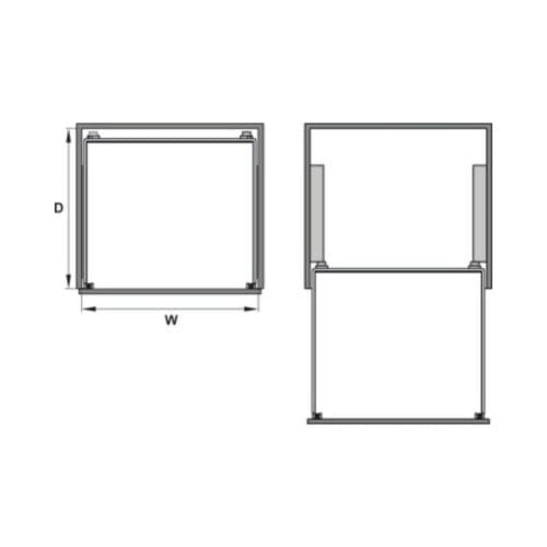 Thiết kế của Bộ rổ chén đĩa CAPPELLA Cucina 549.08.205 mạ chrome