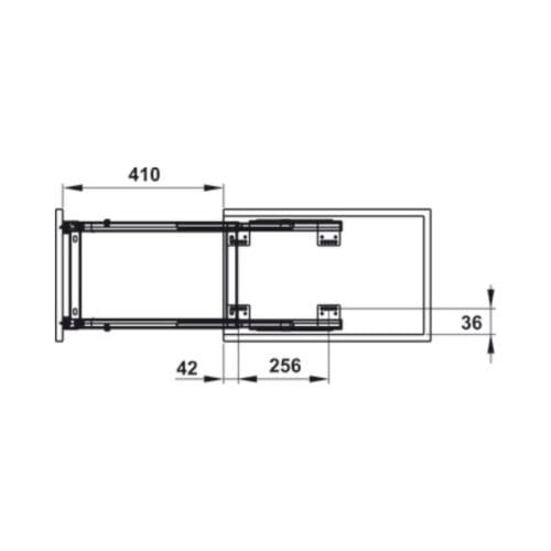 Thiết kế của Bộ rổ dao thớt, chai lọ SONATA Cucina 549.20.015 Inox 304