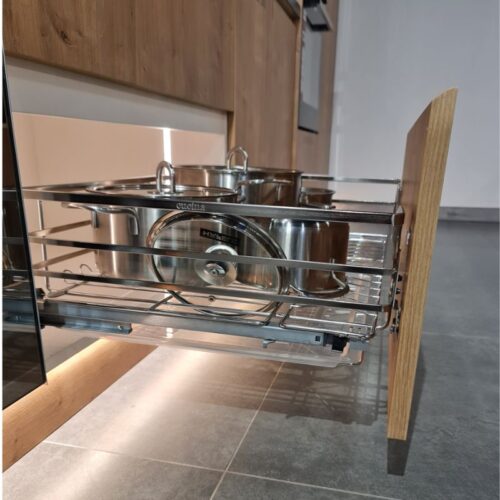 Bộ rổ xoong nồi Cappella Cucina 549.08.225 mạ chrome