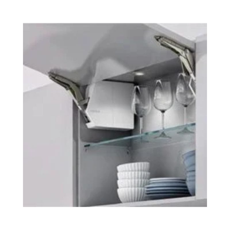 Bộ tay nâng FREE FLAP 1.7E Hafele 372.29.700 nắp trắng Bộ tay nâng FREE FLAP 1.7E Hafele 372.29.700 nắp trắng