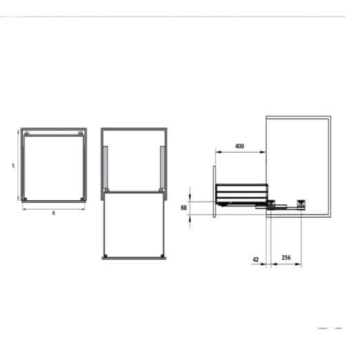 Bộ rổ xoong nồi CAPPELLA Cucina 549.08.027 Inox 304 6 Kích thước bộ rổ xoong nồi CAPPELLA Cucina 549.08.027 Inox 304