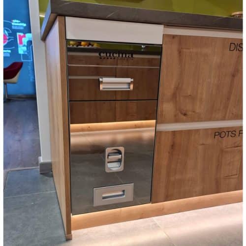 Lắp đặt thùng gạo gắn cánh CUCINA SPINTO 549.32.759