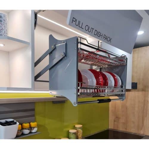 Giá bát đĩa di động CUCINA LENTO 504.76.135 700mm Inox 304/ Xám 5 Mặt bên rổ chén đĩa di động CUCINA LENTO 504.76.135 700mm Inox 304/ Xám