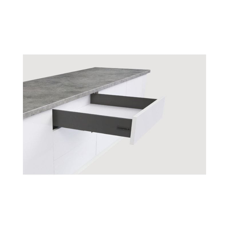 Ray hộp Hafele 552.35.345 Alto-S H120 mm màu xám đậm Ray hộp Hafele 552.35.345 Alto-S H120 mm màu xám đậm