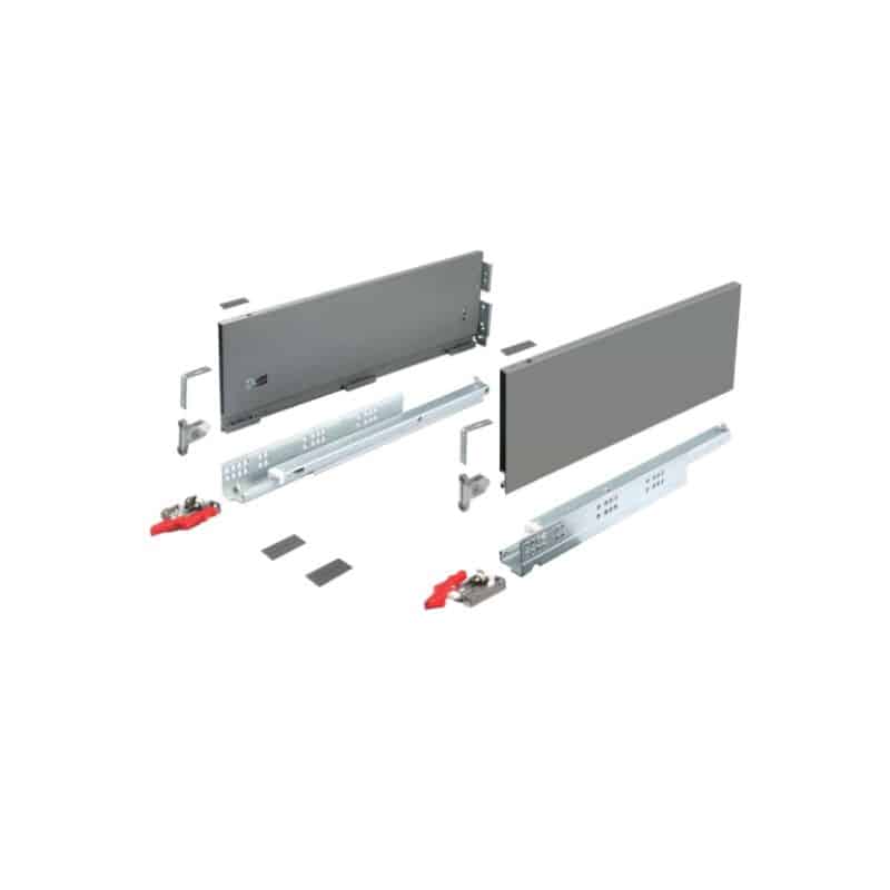 Lắp đặt Ray hộp Hafele 552.36.355 Alto-S nhấn mở H170 mm xám đậm Lắp đặt Ray hộp Hafele 552.36.355 Alto-S nhấn mở H170 mm xám đậm