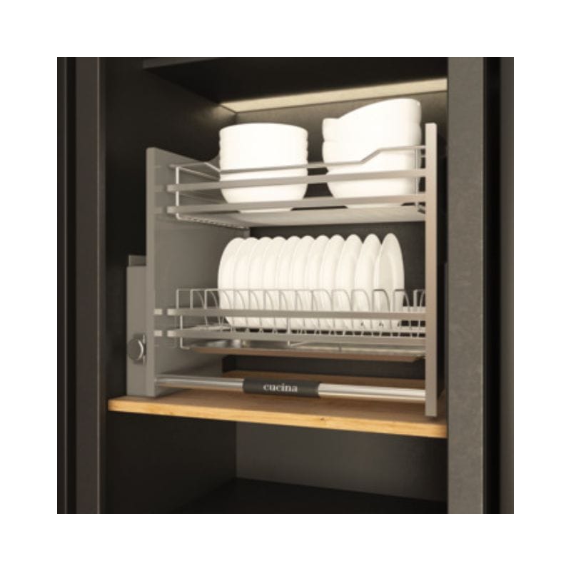 Rổ chén đĩa di động lướt dẹt LENTO Cucina 504.76.014 Inox 304 Rổ chén đĩa di động lướt dẹt LENTO Cucina 504.76.014 Inox 304