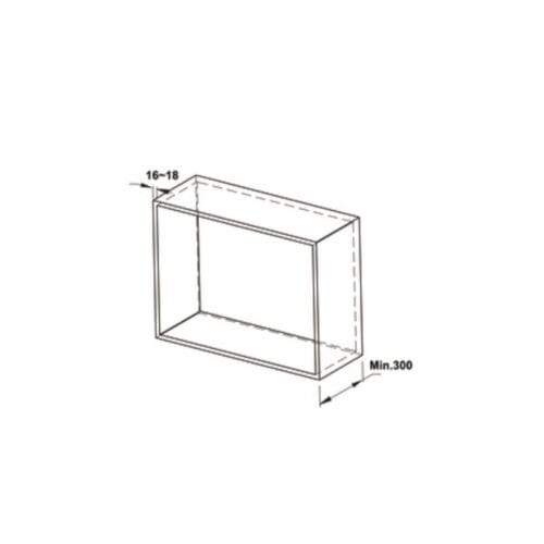 THiết kế của Rổ chén đĩa không khung PRESTO Cucina 544.40.025 Inox 304