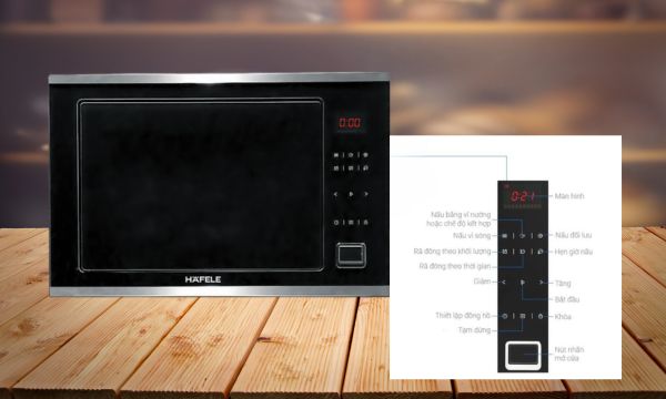 Bảng điều khiển lò vi sóng hafele - Cách sử dụng lò vi sóng Hafele