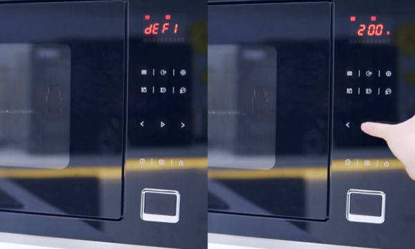 Các bước cài đặt thời gian rã đông theo khối lượng