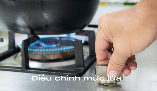 Điều chỉnh ngọn lửa bếp gas hafele