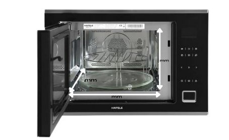 Kích thước trong lò vi sóng Hafele