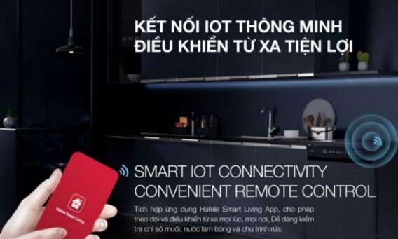 Máy rửa bát Häfele có tốt không ? Có rửa sạch bát đĩa không? 9 Máy rửa bát Häfele tích hợp nhiều tính năng tiện nghi