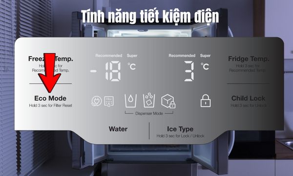 Cách sử dụng tủ lạnh Hafele an toàn cho thực phẩm 9 Tính năng tiết kiệm điện