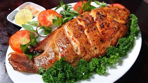 Cá rô nướng bằng nồi chiên không dầu